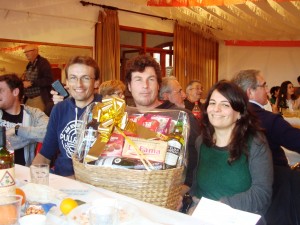 Dos dels ciclistes de l'A.C.Sineu homenatjats: Tomàs Àlvarez i Marc Pons.