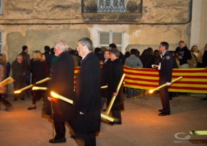 L'any passat Pere Rotger va haver de patir les protestes silencioses dels joves del Pla de Mallorca en Marxa. Enguany no. 