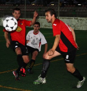 Instantània del partit de la primera volta (foto: FutbolBalear).