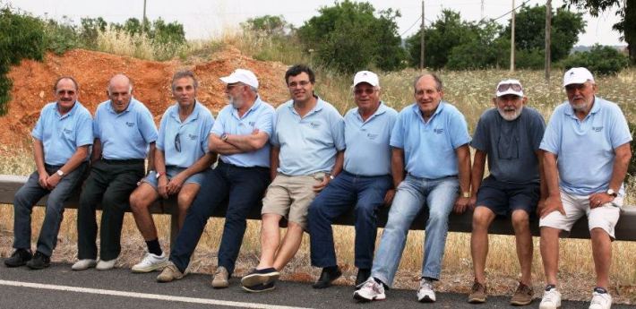 Els que estiren el carro a l'AC Sineu. 