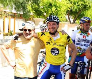 El líder, Joan Tugores Alomar, moments després de la cursa d'ahir a Can Picafort.