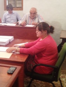 La nova secretària, Cristina Pou.