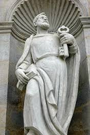 Sant Pere és el patró dels pescadors i és també el que té les claus del cel. 