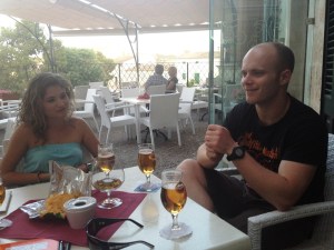 Marga (esquerra), la Muca, i el seu germà Joan Toni (dreta), el Muc.