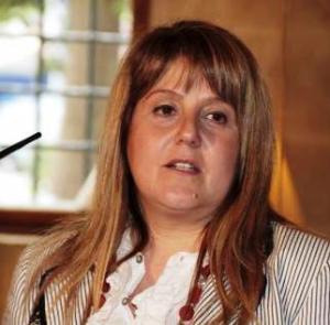 Joana M. Camps, consellera d'educació.