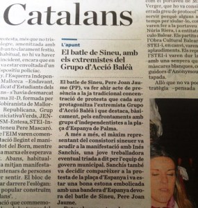 El diari AraBalears també publicà la noticia. Avui també n'ha fet una actualització.