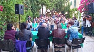 Presentació del llibre a Can Alcover, ara fa dues setmanes.