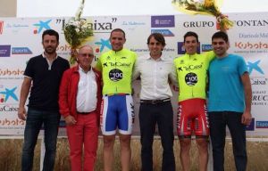 Els líders de les dues competicions al pòdium