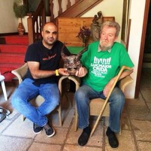 Ricard Fernández de Heredia ahir va visitar Jaume Sastre.