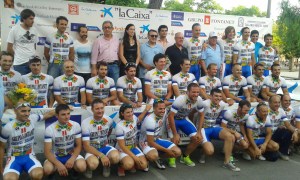 Els ciclistes de l'A.C. Sineu