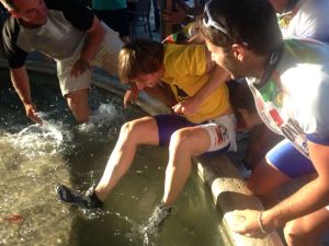 Moment de la celebració de la victòria de l'any passat