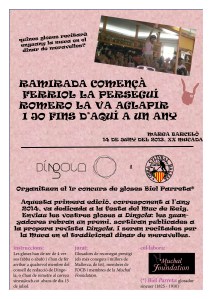 cartell gloses Díngola sobre el Much