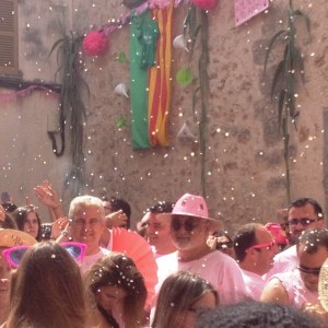 Josep Melià amb Pep Oliver 'Pavarotti'.