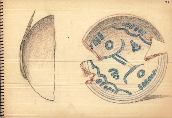 Reproducció d’escudella a l’àlbum de Bartomeu Mulet