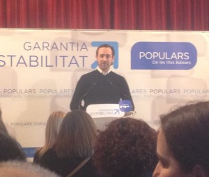 El president del govern, José Ramón Bauzá.