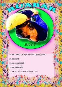 El cartell d'enguany, tret del forn fa cinc minuts. 