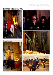 Pòster de la Setmana Santa, en la Díngola en paper de fa dos anys.