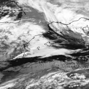 Imatge d'avui del satèl·lit Meteosat.