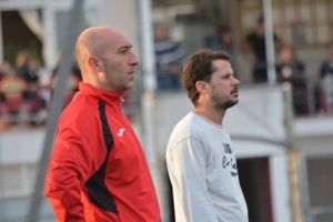 A l'esquerra, Xisco 'Fuli', destituït ahir. 