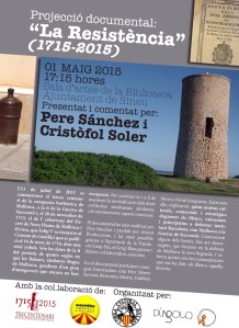 Cartell de l'acte de l'OCB d'aquest proper 1 de maig. 