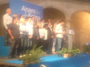 La llista completa del PP, darrera Tomeu Mulet.