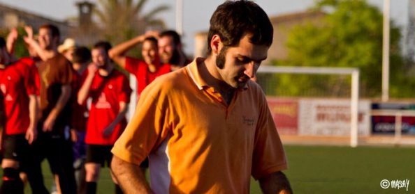 Toni Florit, en la seva etapa com a entrenador del Sineu [foto: Macià Puiggròs]. 