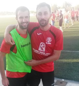 Els dos màxims golejadors de l'equip. 