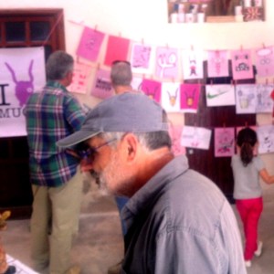 'Monara', en la darrera exposició de la 'Muchal Foundation', el dia de sa fira. 