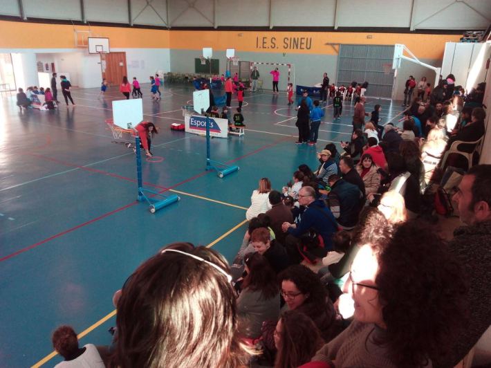 Avui matí el pavelló ha acollit una Diada de Bàsquet del Consell de Mallorca, destinada a formar els més petits en les bones pràctiques en l'esport. 