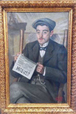 Retrat de l'activista cultural i polític Josep Picó. 