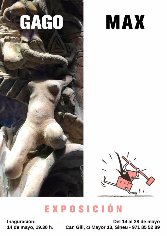 Cartell de l'exposicio conjunta de Gago i Max