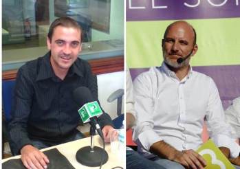 Mateu 'Xurí' (Sobirania per a les Illes) i Toni Verger (Units Podem Més). 