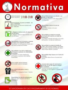 Les normes d'ús de les piscines estan ben establertes. 