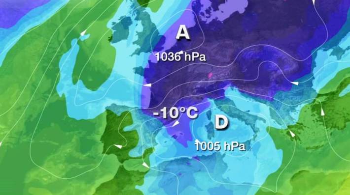 Mapa de TV3 per dimarts 17, diada de Sant Antoni. 