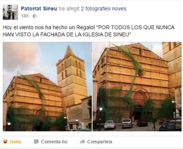 El poble de Sineu ja va començar a impacientar-se amb el tema de l'església. 