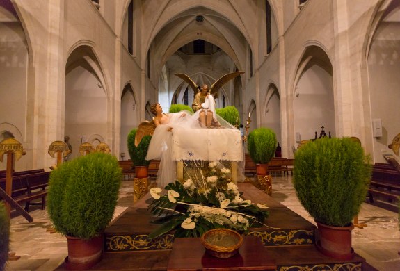 Fotografia de l'actual conjunt del llit de la marededéu morta [Macià Puiggròs]