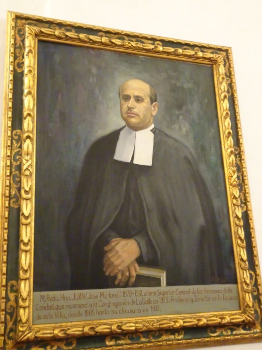 El quadre oficial de l'Hermano Juan, a la sala de plens.