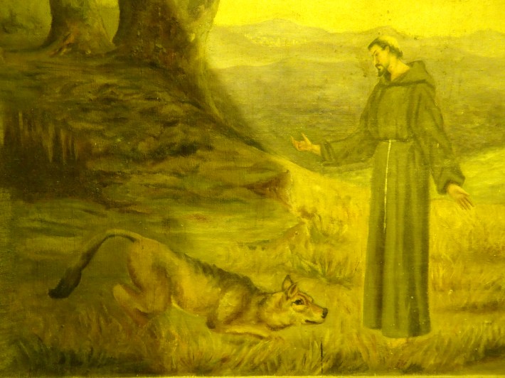 Detall llop de Gubbio