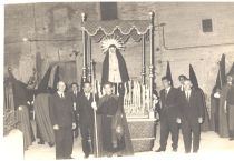 Pas de la Mare de Déu de la Soledat, circa 1970. Cedida per Antònia Torelló i Vanrell.