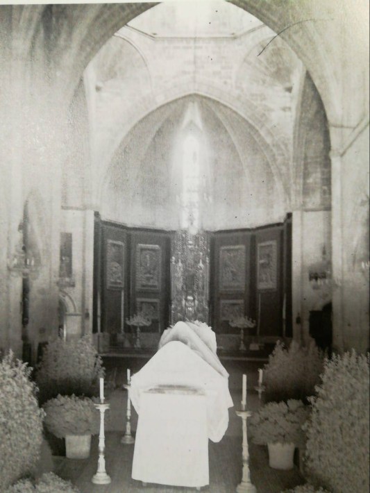 L'antic Llit de la Mare de Deu Morta de Sineu (foto de Josep Pons Frau)